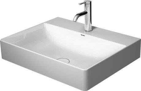 Умивальник Duravit Cersanit DURASQUARE 60*47см, без переливу, з 1м отв. під змішувач