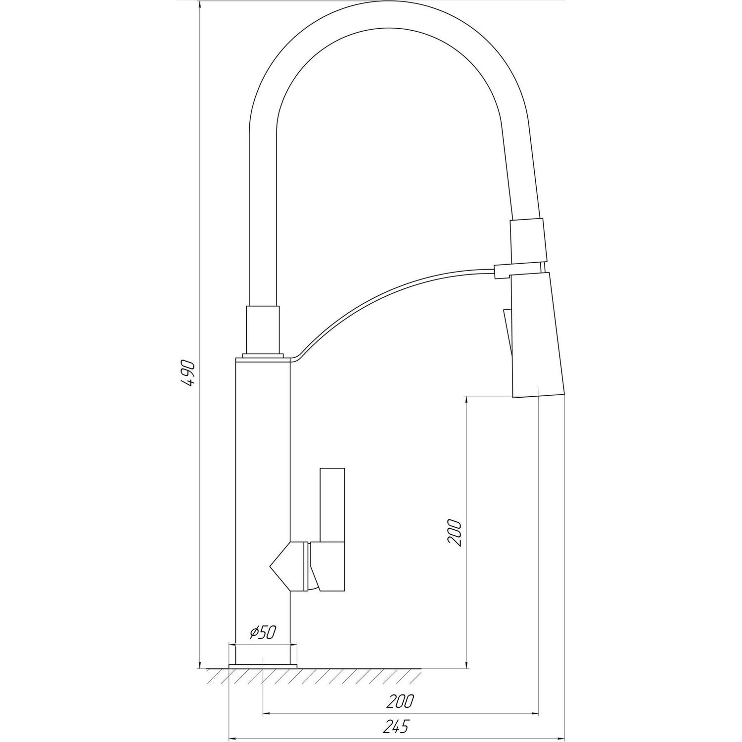 Хомут Cristal в сборе CR 6' (158-168мм) с винтом-шурупом 8*100 и дюбелем в уп, серый