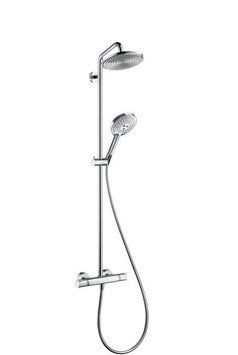 Душевая система, хром Hansgrohe Raindance Select Air 1jet 240 мм Showerpipe EcoSmart