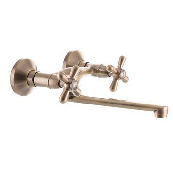 Смеситель для кухни HAIBA DOMINOX 361 бронзовый (HB0092)