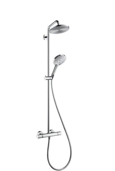 Raindance Select Air 1jet 240 мм Showerpipe EcoSmart, Душевая система, хром