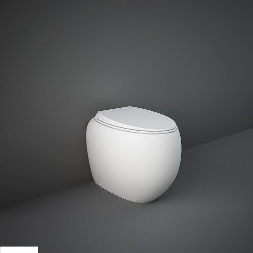 Підлоговий унітаз RAK Ceramics CLOWC1346500A CLOUD, настінний, безободковий, матово-білий