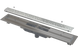Водоотводящий желоб AlcaPlast с порогами для цельной решетки и фиксированным воротником к стене APZ1116-750 - 2