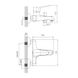Душевой набор IMPRESE, смеситель для ванны WITOW, душевая система без смесителя BILA DESNE (10080+T-00260SQ), хром - 2