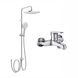 Душовий набір IMPRESE, змішувач для ванни WITOW, душова система без змішувача BILA DESNE (10080+T-00260SQ), хром - 1
