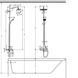 Душова система для ванни Hansgrohe 27687000 Croma E Showerpipe 280 1jet - 2