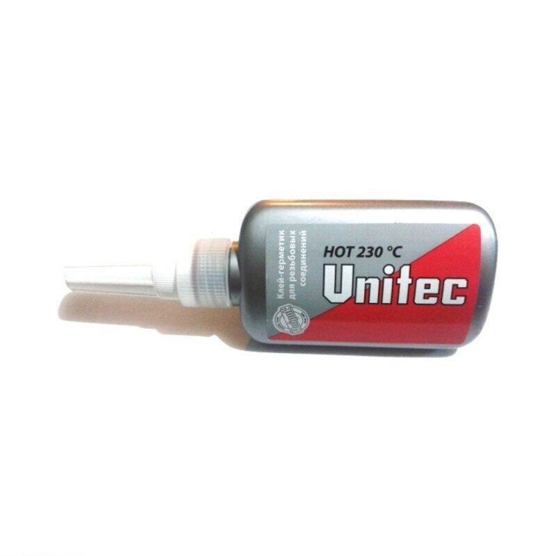 Герметик клеючий анаеробний Unipak UNITEC Hot 75 мл (гармошка). Фіксація з можливістю демонтажу.