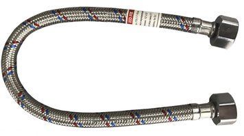 Шланг ECOFIX нержавеющая сталь 1/2"х1/2" ВВ 0,2 м EPDM