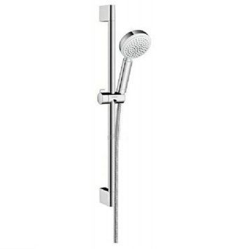 Душовий набір 0,65м кольору білий хром Hansgrohe Crometta 100 Vario