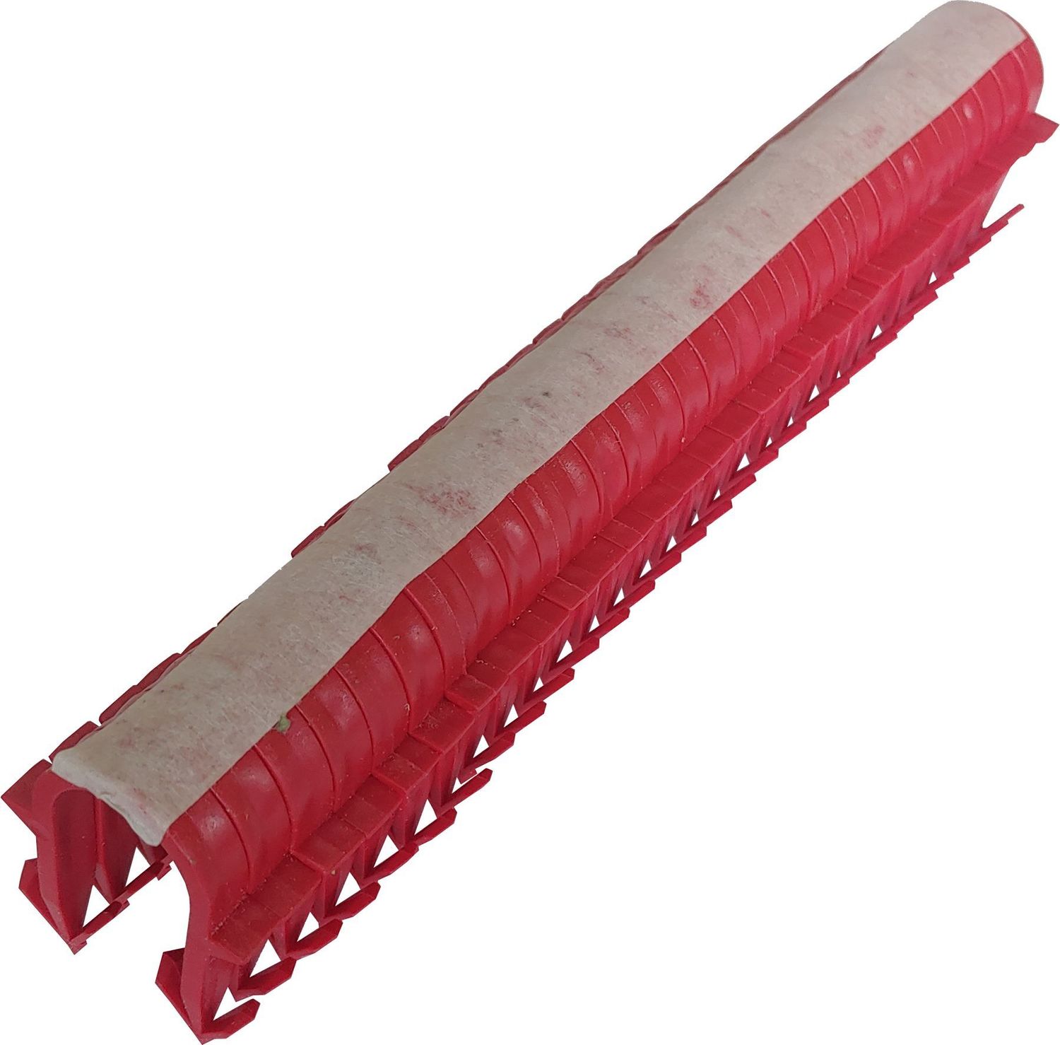 Такерный гарпун-скоба для крепления трубы теплого пола Ø16-20 длина 45мм черная/красная (коробка -1200шт)