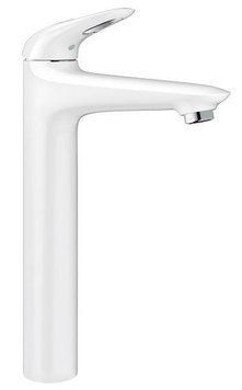 Смеситель однорычажный для отдельностоящего умывальника Grohe Eurostyle 1/2" XL-размера, цвет белый месяц/хром