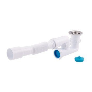 Сифон для душового піддону Lidz (WHI) 60 04 P001 00