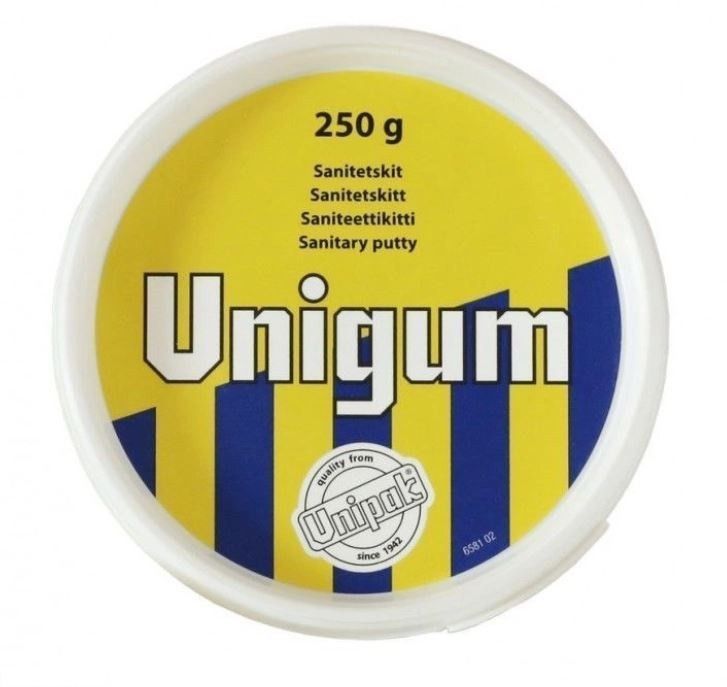 Синтетична гумова маса Unipak UNIGUM (250 г у пластиковому банці)