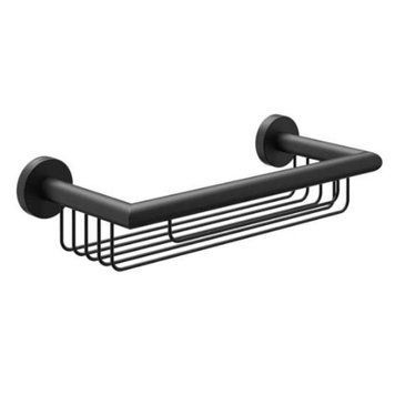 Полка для душа Nimbus GW05 75 04 03, нержавеющая сталь, черный матовый