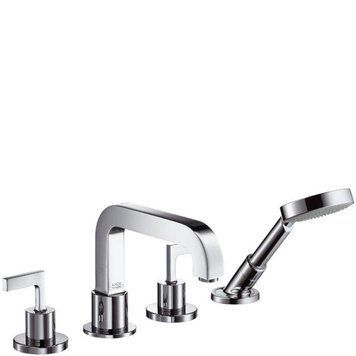 Змішувач на край ванни, HANSGROHE Axor Citterio двоклапанний, на 4 отвори.