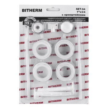 Комплект для радіатора 3/4 (з кріпленнями) BITHERM SET-04 (BT0555)