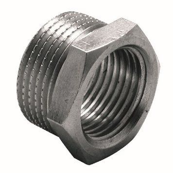 Футорка TDM Brass 1.1/2' x 1.1/4' (никель)