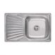 Кухонна мийка Lidz 7848 Сатин 0,8 мм (LIDZ7848SAT) - 1