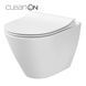 Унитаз подвесной Cersanit 743 CITY OVAL CLEAN ON CET с сиденьем SLIM дюропласт LIFT - 1