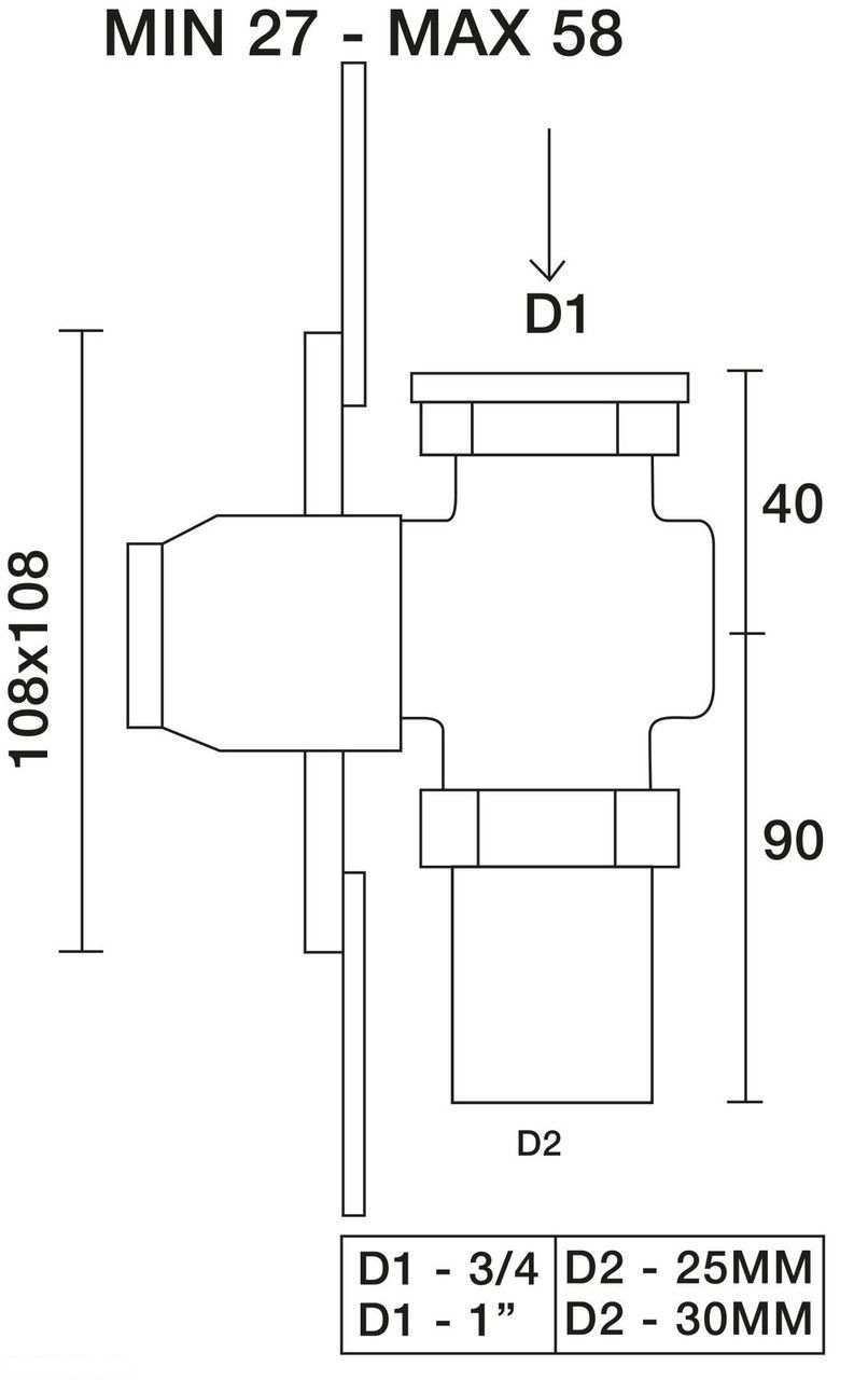Кран-дозатор для унитаза Tremolada 471