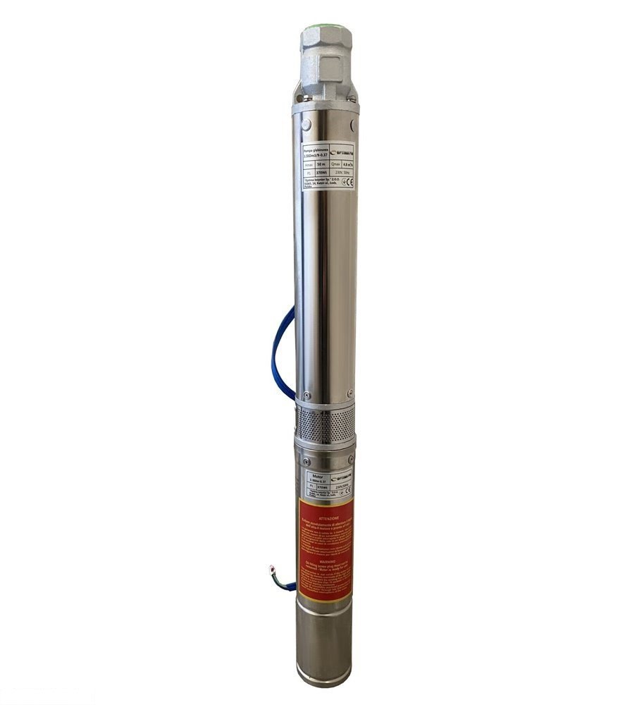 Насос скважинный с повышенной уст-тью к песку OPTIMA PM 3.5SDm3/9 0.37 кВт 55м + 1.5 м кабель