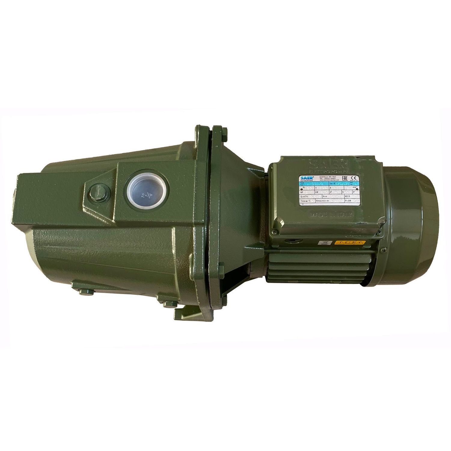 Насос відцентровий M-300B 1.5 кВт SAER (7 м3/год, 60 м) трифазний.