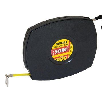 Рулетка Стальная Лента 50М&times;10Мм (Черная)