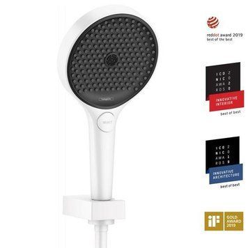 Душовий набір 130 3jet зі шлангом 160 см, білий мат Hansgrohe RAINFINITY