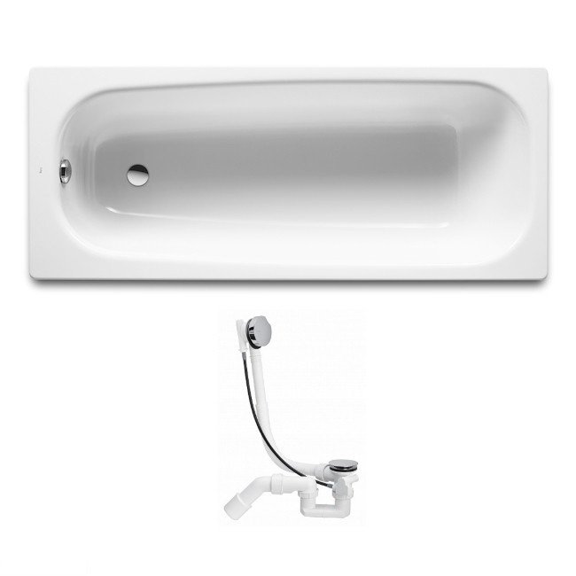 CONTINENTAL ванна 170*70см + сифон Simplex для ванни автомат (285357)