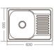 Мийка кухонна ZERIX Z6350-06-160D (декор) (ZM0562) - 2