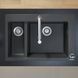 Кухонна мийка кам'яна HANSGROHE 43315170, чорний - 3