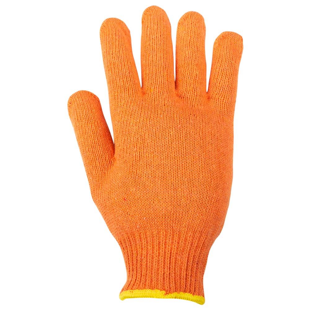 Перчатки Трикотажные Без Покрытия Р10 Универсал (Оранжевые) Кратно 12 Парам
