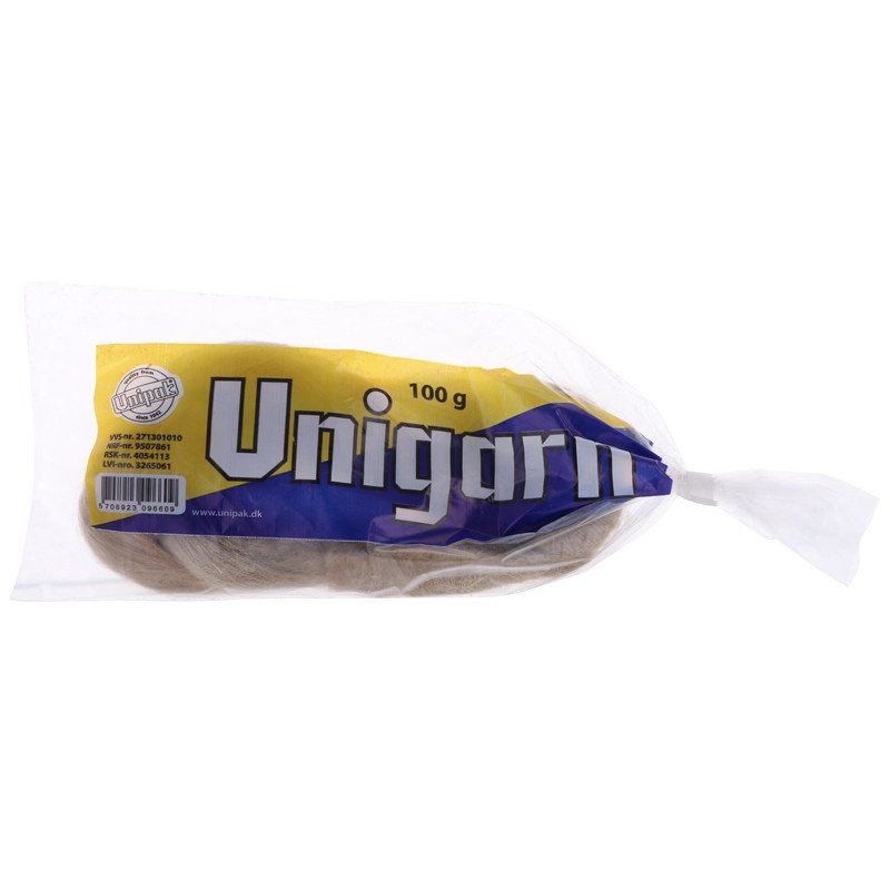Льон сантехнічний UNIPAK Unigarn 100г. (кіска в упаковці) (UP0584)