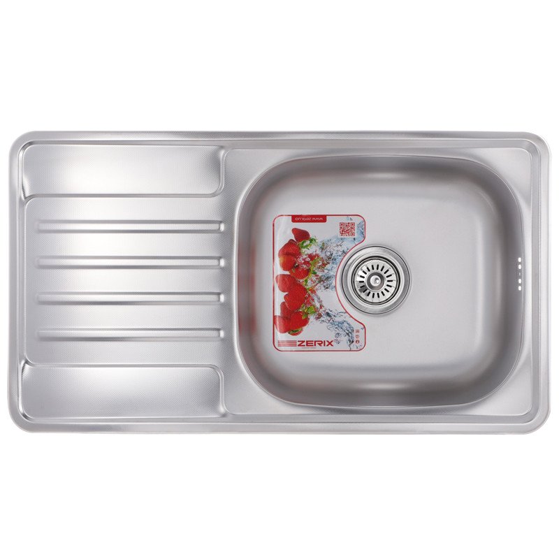 Кухонна мийка ZERIX Z7642-08-180MD (мікро декор) (ZS0573)