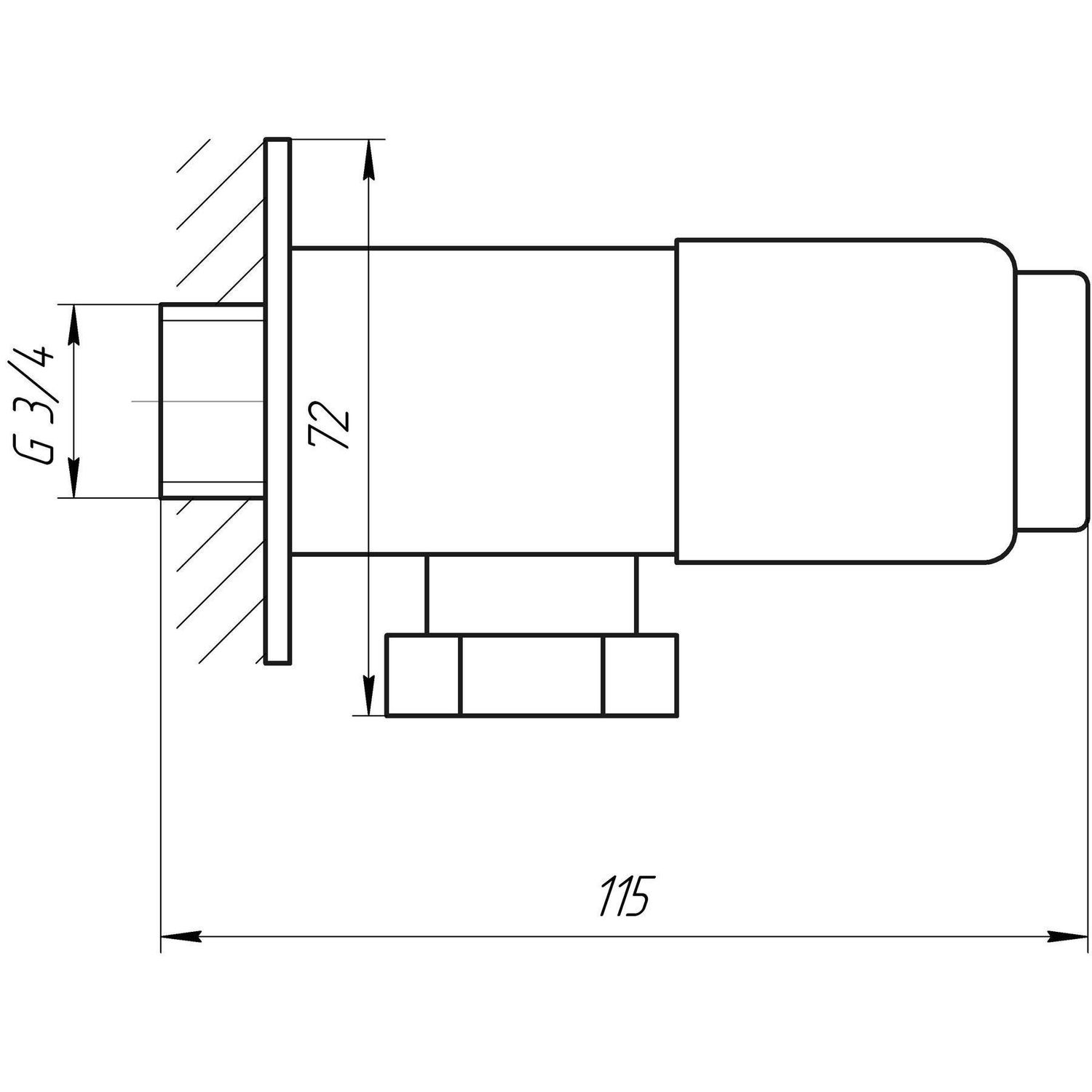 Кран-дозатор для унітазу Tremolada 472