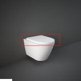 Кришка RAK Ceramics RESC0004 для Унітазу Resort Duroplast, SLIM, Soft Close, Quick Release, біла