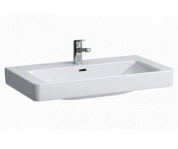 Раковина Laufen PRO S 850*460мм, монтируется сверху, 1 отв.для смесителя, отшлифованная нижняя поверхность, цвет