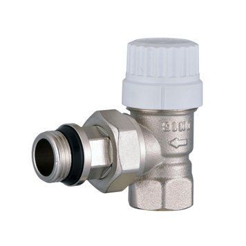 Кран радиаторный угловой Q PROFESSIONAL 1/2&Prime; NV-QP5007 под ключ с уплотнителем