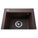 Гранітна мийка Globus Lux LAMA коричневий 410x500мм-А0006 - 4