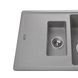 Гранітна мийка Globus Lux IZEO сірий камінь 780x500мм-А0005 - 5