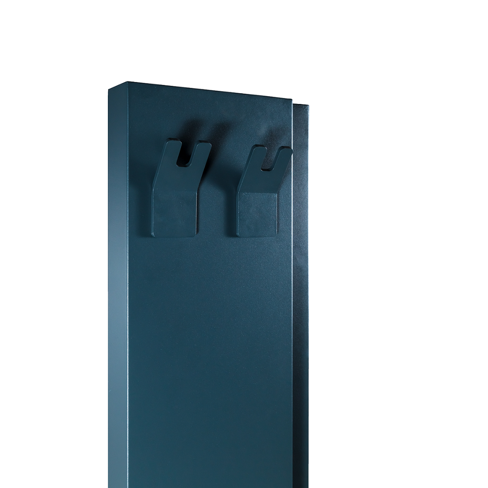Електричний радіатор Deweit, Whole Wall 1267, з тримачем для рушників та халатів, колір антрацит мат