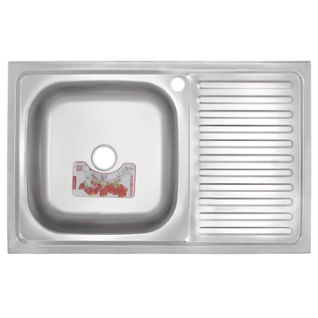 Мийка кухонна ZERIX Z8050L-06-160P (ПОЛЬЩА) (ZS0593)