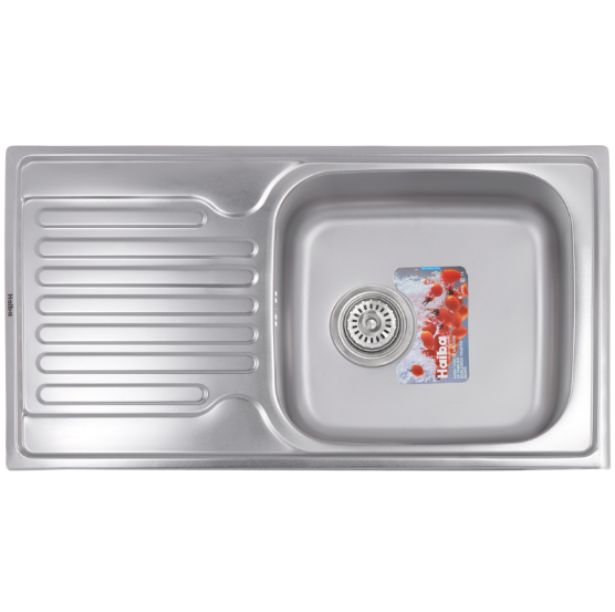 Мийка кухонна HAIBA 78x43 (сатин) (HB0566)