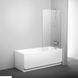 Шторка неподвижна на ванну Ravak PVS 1-80 біла (Transparent) 79840100Z1 - 1