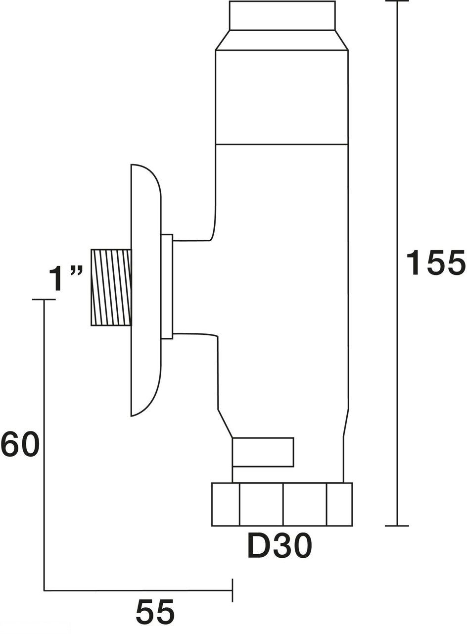 Кран-дозатор для унітазу Tremolada 473