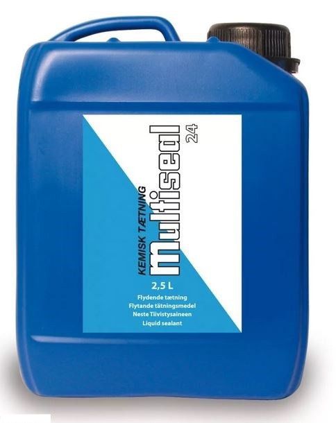 Жидкий герметик для скрытых утечек в системе отопления при потерях 30 - 400 л UNIPAK Multiseal Special (Heat M) 2,5 l