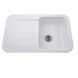 Гранітна мийка Globus Lux OBER білий 780х500мм-А0007 - 1
