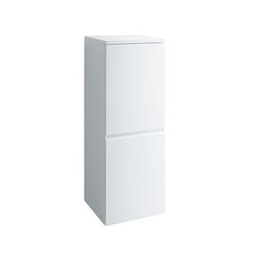 Тумба Laufen PRO S 350*335*1000мм, середня, підвісна, з 2-ма скляними поличками, дверні петлі справа, білий мат