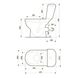 Компакт MERIDA 772 011 3/6л з поліпропіленовими сидіннями з металевими кріпленнями - 3