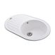 Гранітна мийка Globus Lux OHARA білий 770х500мм-А0007 - 4